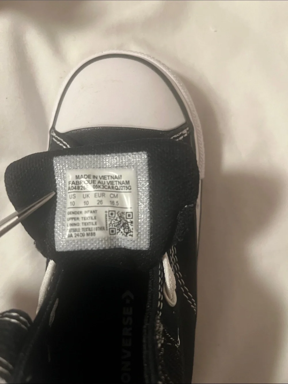 Converse Kids Chuck Taylor All Star Black and White High-Top Sneakers